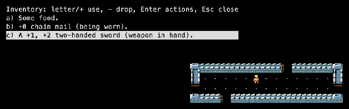 Inventory with a cursor
