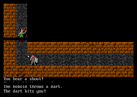 A kobold throws darts