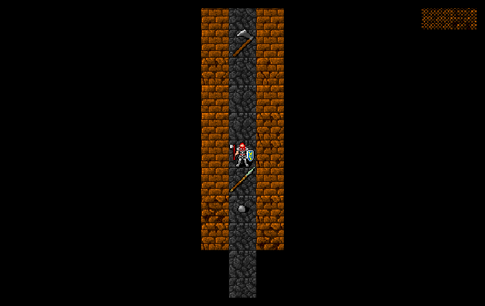 A corridor on level 1