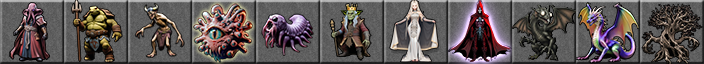 Eleven monster tiles