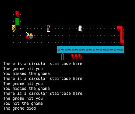 Fighting a gnome