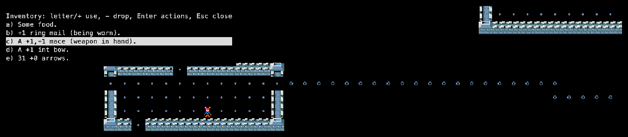 Inventory with a cursor