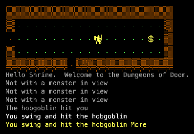 Fighting a hobgoblin